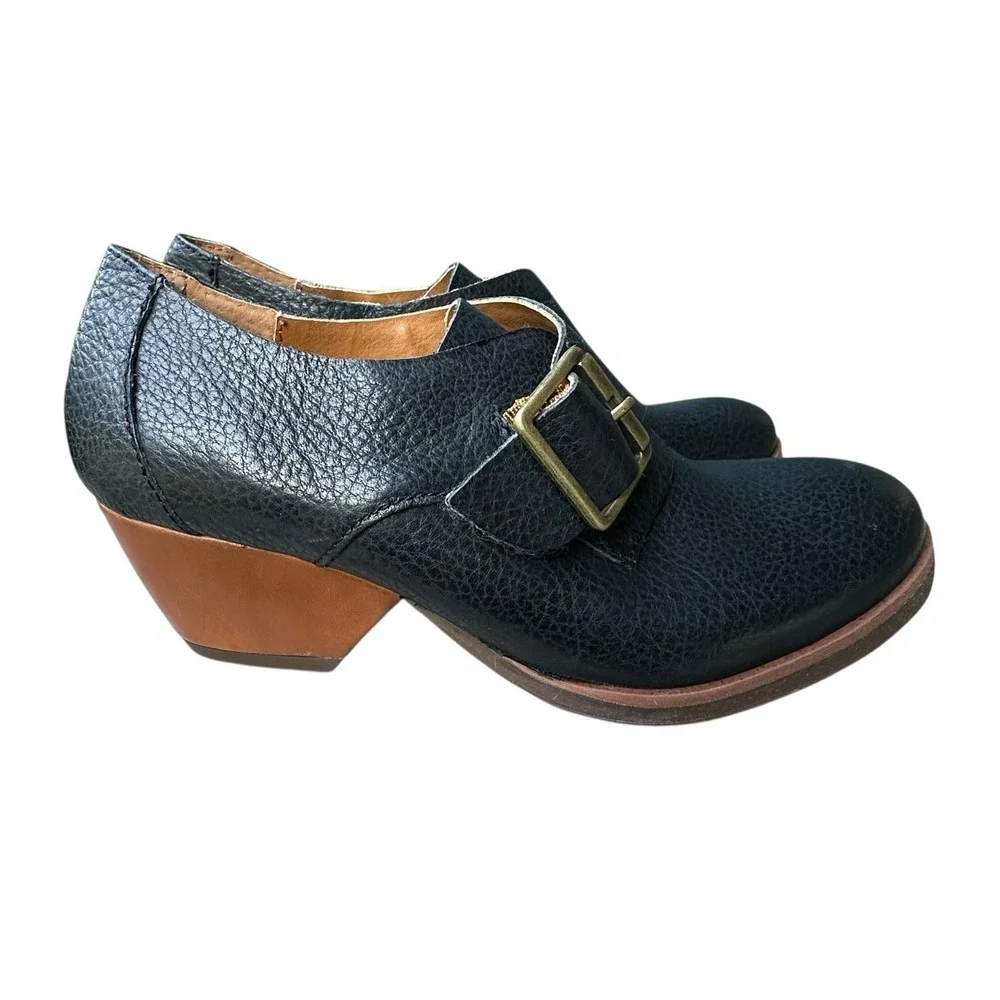 KORKS By Kork-Ease Little Monk Strap Bootie Women's Size 6.5M US Black Leather‎